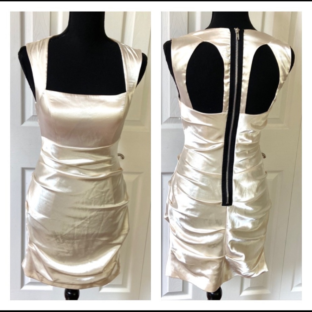 Hailey Logan by Adrianna Papell Cutout Back Dress